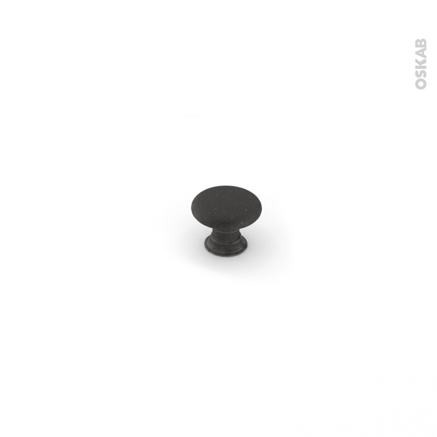 Poignée de meuble de cuisine N°59 Acier noir mat vieilli 18 cm Entraxe 160  mm SOKLEO - Oskab