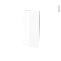 IPOMA Blanc brillant - Rénovation 18 - joue N°81 - Avec sachet de fixation - L37.5 x H70 x P1.2 cm