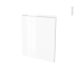 #IPOMA Blanc brillant Rénovation 18 <br />Porte N°21, Lave linge, L60xH70 