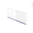 #IPOMA Blanc brillant - Rénovation 18 - plinthe N°35 - Avec joint d'étanchéité - L220xH15,4