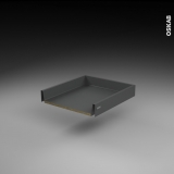 Tiroir coulissant - pour meuble de cuisine - Freiné/sortie totale - L50 x H9 x P50 cm - SOKLEO