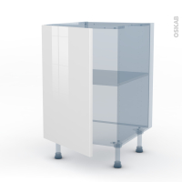 BORA Blanc - Kit Rénovation 18 - Meuble sous-évier  - 1 porte - L50 x H70 x P60 cm