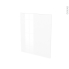 #BORA Blanc Rénovation 18 <br />joue N°78, Avec sachet de fixation, L60 x H70 x P1.2 cm 
