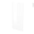 #BORA Blanc Rénovation 18 <br />joue N°80, Avec sachet de fixation, L60 x H125 x P1.2 cm 