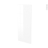 #BORA Blanc Rénovation 18 <br />joue N°82, Avec sachet de fixation, L37.5 x H92 x P1.2 cm 