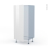 #BORA Blanc Kit Rénovation 18 <br />Armoire frigo N°27 , 1 porte, L60 x H125 x P60 cm 