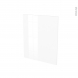 BORA Blanc - Rénovation 18 - joue N°78 - Avec sachet de fixation - L60 x H70 Ep.1.2 cm