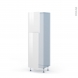BORA Blanc - Kit Rénovation 18 - Armoire frigo N°2721  - 2 portes - L60xH195xP60