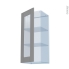 #FILIPEN Gris Kit Rénovation 18 <br />Meuble haut vitré cuisine, L40 x H92 x P37,5 cm 