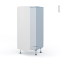 HELIA Blanc - Kit Rénovation 18 - Armoire frigo N°27  - 1 porte - L60 x H125 x P60 cm