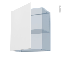 HELIA Blanc - Kit Rénovation 18 - Meuble haut ouvrant H70  - 1 porte - L60xH70xP37,5