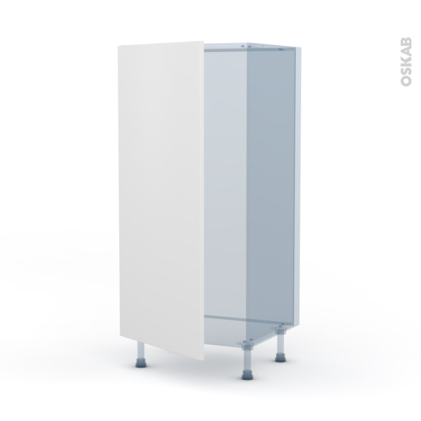 HELIA Blanc Kit Rénovation 18 <br />Armoire frigo N°27 , 1 porte, L60 x H125 x P60 cm 