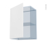 #HELIA Blanc Kit Rénovation 18 <br />Meuble haut ouvrant H70 , 1 porte, L50 x H70 x P37,5 cm 