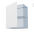 #HELIA Blanc Kit Rénovation 18 <br />Meuble haut ouvrant H70 , 1 porte, L60 x H70 x P37,5 cm 
