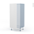 #HELIA Blanc Kit Rénovation 18 <br />Armoire frigo N°27 , 1 porte, L60 x H125 x P60 cm 