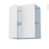 #HELIA Blanc Kit Rénovation 18 <br />Meuble haut ouvrant H70, 2 portes, L60 x H70 x P37,5 cm 