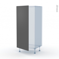 HELIA Gris - Kit Rénovation 18 - Armoire frigo N°27  - 1 porte - L60xH125xP60