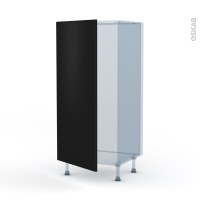 HELIA Noir - Kit Rénovation 18 - Armoire frigo N°27  - 1 porte - L60 x H125 x P60 cm