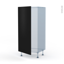 HELIA Noir - Kit Rénovation 18 - Armoire frigo N°27  - 1 porte - L60xH125xP60