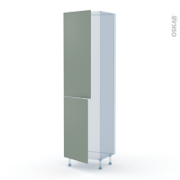 HELIA Vert - Kit Rénovation 18 - Armoire frigo N°2724  - 2 portes - L60 x H217 x P60 cm