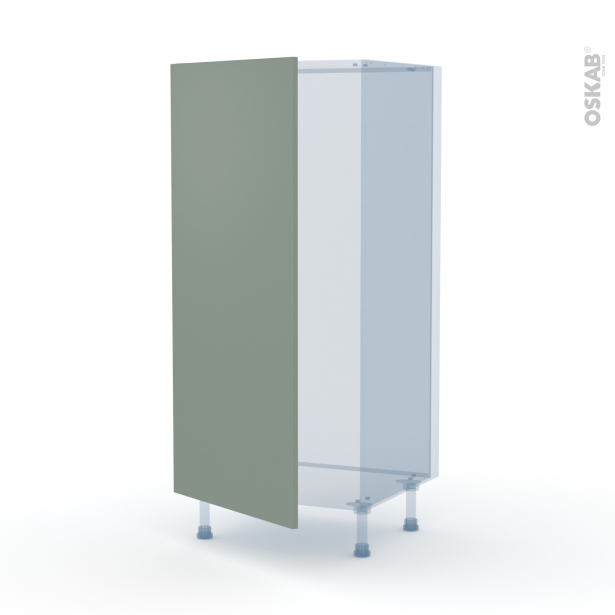 HELIA Vert Kit Rénovation 18 <br />Armoire frigo N°27 , 1 porte, L60 x H125 x P60 cm 