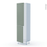 #HELIA Vert Kit Rénovation 18 <br />Armoire frigo N°2724 , 2 portes, L60 x H217 x P60 cm 
