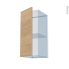 #HOSTA Chêne prestige Kit Rénovation 18 <br />Meuble haut ouvrant H70 , 1 porte, L30 x H70 x P37,5 cm 