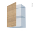 #HOSTA Chêne prestige Kit Rénovation 18 <br />Meuble haut ouvrant H70 , 1 porte, L50 x H70 x P37,5 cm 