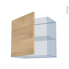#HOSTA Chêne prestige Kit Rénovation 18 <br />Meuble haut ouvrant H57, 1 porte, L60 x H57 x P37,5 cm 