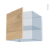 #HOSTA Chêne prestige Kit Rénovation 18 <br />Meuble haut ouvrant H57, 1 porte, L60 x H57 x P60 cm 