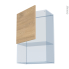 #HOSTA Chêne prestige Kit Rénovation 18 <br />Meuble haut MO niche 36/38 , 1 porte, L60 x H92 x P37,5 cm 