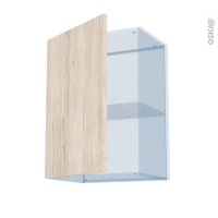 IKORO Chêne Clair - Kit Rénovation 18 - Meuble haut ouvrant H70  - 1 porte - L50 x H70 x P37,5 cm