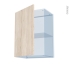#IKORO Chêne Clair Kit Rénovation 18 <br />Meuble haut ouvrant H70 , 1 porte, L50 x H70 x P37,5 cm 