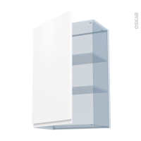 IPOMA Blanc mat - Kit Rénovation 18 - Meuble haut ouvrant H92  - 1 porte - L60xH92xP37,5