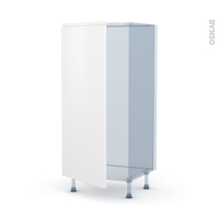 Ipoma Blanc mat - Kit Rénovation 18 - Armoire frigo N°27 - 1 porte - L60 x H125 x P60 cm