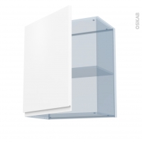 IPOMA Blanc mat - Kit Rénovation 18 - Meuble haut ouvrant H70  - 1 porte - L60xH70xP37,5