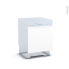 #Ipoma Blanc mat - Rénovation 18 - Porte N°16 - Lave vaisselle intégrable - L60xH57