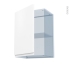 #Ipoma Blanc mat Kit Rénovation 18 <br />Meuble haut ouvrant H70, 1 porte, L50 x H70 x P37,5 cm 
