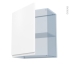 #Ipoma Blanc mat Kit Rénovation 18 <br />Meuble haut ouvrant H70, 1 porte, L60 x H70 x P37,5 cm 