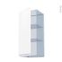 #IPOMA Blanc mat Kit Rénovation 18 <br />Meuble haut ouvrant H92 , 1 porte, L40xH92xP37,5 