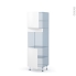 #Ipoma Blanc mat Kit Rénovation 18 <br />Colonne Four N°1621, 2 portes, L60 x H195 x P60 cm 