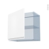 #IPOMA Blanc mat Kit Rénovation 18 <br />Meuble haut ouvrant H57, 1 porte, L60xH57xP37,5 
