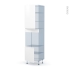 #Ipoma Blanc mat Kit Rénovation 18 <br />Colonne Four N°1624, 2 portes, L60 x H217 x P60 cm 