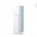 IPOMA Blanc mat - Kit Rénovation 18 - Armoire frigo N°2721  - 2 portes - L60xH195xP60