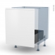 IPOMA Blanc mat - Kit Rénovation 18 - Meuble sous-évier  - 1 porte coulissante - L60xH70xP60