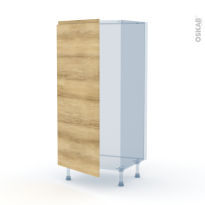 IPOMA Chêne naturel - Kit Rénovation 18 - Armoire frigo N°27  - 1 porte - L60xH125xP60