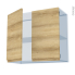#IPOMA Chêne naturel Kit Rénovation 18 <br />Meuble haut ouvrant H70 , 2 portes, L80 x H70 x P37,5 cm 