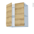 #IPOMA Chêne naturel Kit Rénovation 18 <br />Meuble haut ouvrant H70, 2 portes, L60 x H70 x P37,5 cm 