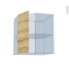 #IPOMA Chêne naturel Kit Rénovation 18 <br />Meuble angle haut, 1 porte N°77 L32, L60 x H70 x P37,5 cm 