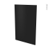 #Ipoma Noir mat - Rénovation 18 - joue N°79 - Avec sachet de fixation - L60 x H92 x 1.2cm